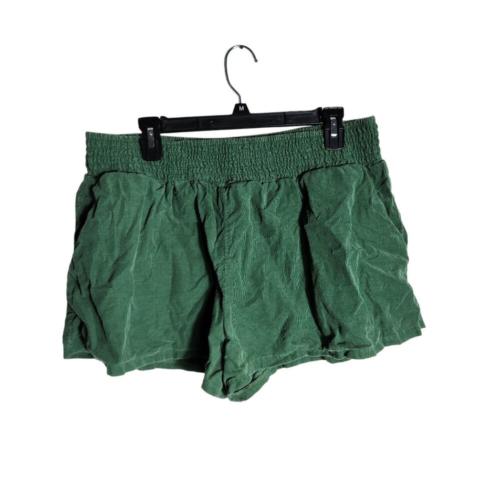 Wild Fable XL Green Cotton Elastic Waist Womens Casual Shorts
